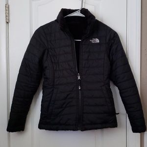 Northface Girls Reversible Mossbud Swirl Jacket